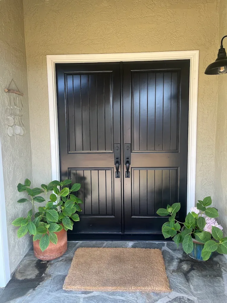 Interior door painting by Coast To Coast Painting