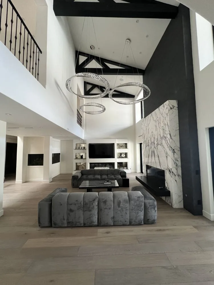Freshly painted luxury living room, an example of Coast To Coast Painting's work in Oxnard, CA